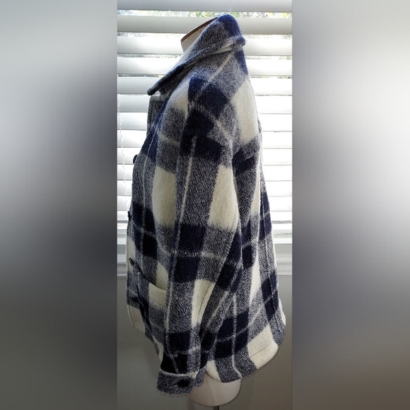 Madewell Walton Shirt Jacket in Collecton Plaid NWOT small flaw - Picture 2 of 10